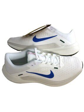 Nike Women's Air Winflo 10 Running Shoes Sail White Game Royal Blue Sizes NEW